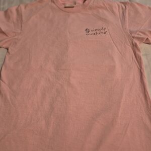 Simply Southern Women's Medium Pink T-Shirt